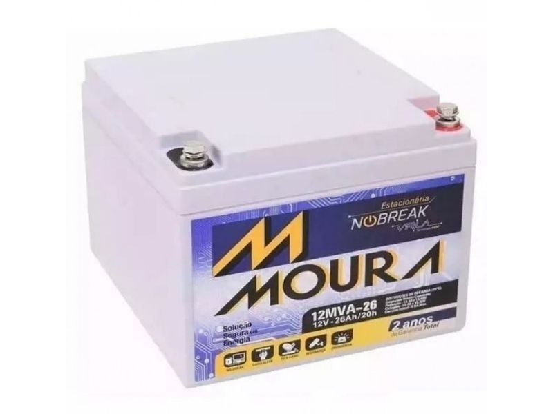 Bateria Moura Nobreak VRLA 12MV26